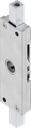 Rod control, left version, for pressure-tight system, round rods and square rods stroke 18, Steel zinc-plated
