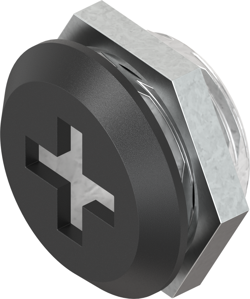 Schlüsselfang für FIAT, GD-Zn schwarz gepulvert