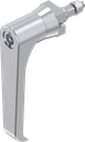 L-handle double bit 3, Zinc die chrome-plated