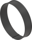 Support ring for round window, foamed, Polyamide black