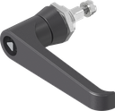L-handle triangular 7, Zinc die black powder-coated