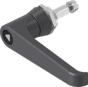 L-handle triangular 7, Zinc die black powder-coated