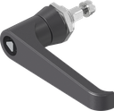 L-handle triangular 8, Zinc die black powder-coated