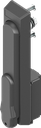 Swinghandle with insert square 6, Polyamide GF black