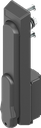 Swinghandle with insert square 8, Polyamide GF black