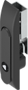 Schwenkgriff für Schlossstangen mit Betätigung Dreikant 8, Polyamid und GD-Zn schwarz gepulvert