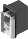 Locking set for KABA cylinder type 1036, Zinc die white aluminium powder-coated