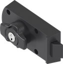Mobile home lock, Polyamide GF black