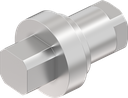 Insert square 8, Stainless steel AISI 303