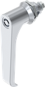 L-handle quarter turn Daimler Benz, Zinc die chrome-plated