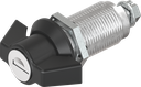 Wing knob quarter turn, keyed EK 333, Zinc die black powder-coated