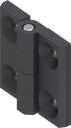 180° Hinge, Zinc die black powder-coated