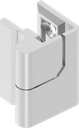 180° Scharnier rechts, Edelstahl AISI 316