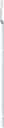 Rod with torsion for bottom, Steel zinc-plated